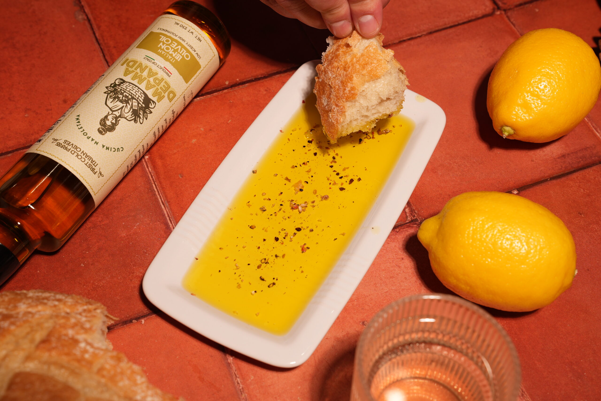 Mama DePandi's Lemon Extra Virgin Olive Oil | Mama DePandi